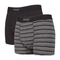 2 Pack Mens Soft Natural Bamboo Fibres Comfortable Fitted Trunks