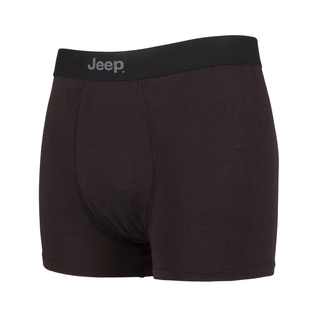 2 Pack Mens Soft Natural Bamboo Fibres Comfortable Fitted Trunks
