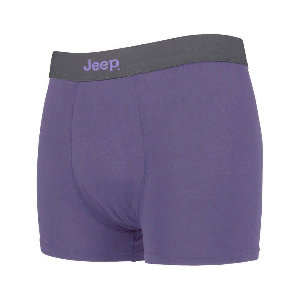 2 Pack Mens Soft Natural Bamboo Fibres Comfortable Fitted Trunks