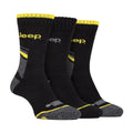 3 Pack Men's Heavy-Duty Work Boot Socks with Arch Support