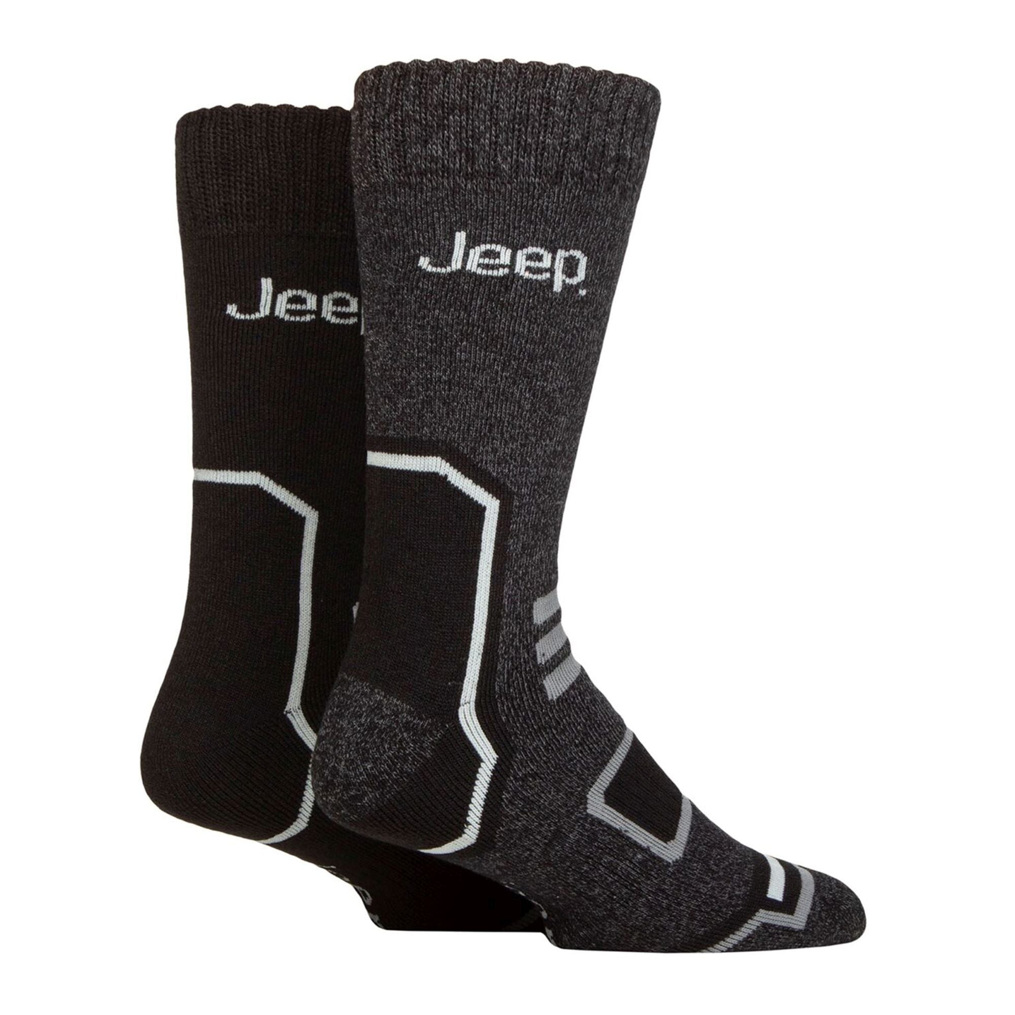 Men's 2 Pack Tech Thermal Boot Socks | Chunky Winter Performance Socks