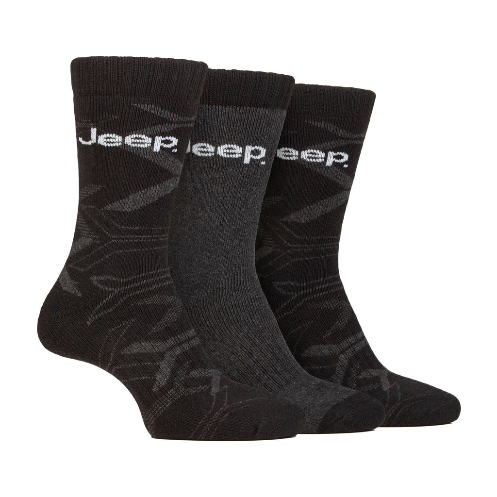 Men's Camo Boot Socks - Cushioned Anti-Blister Camouflage Socks