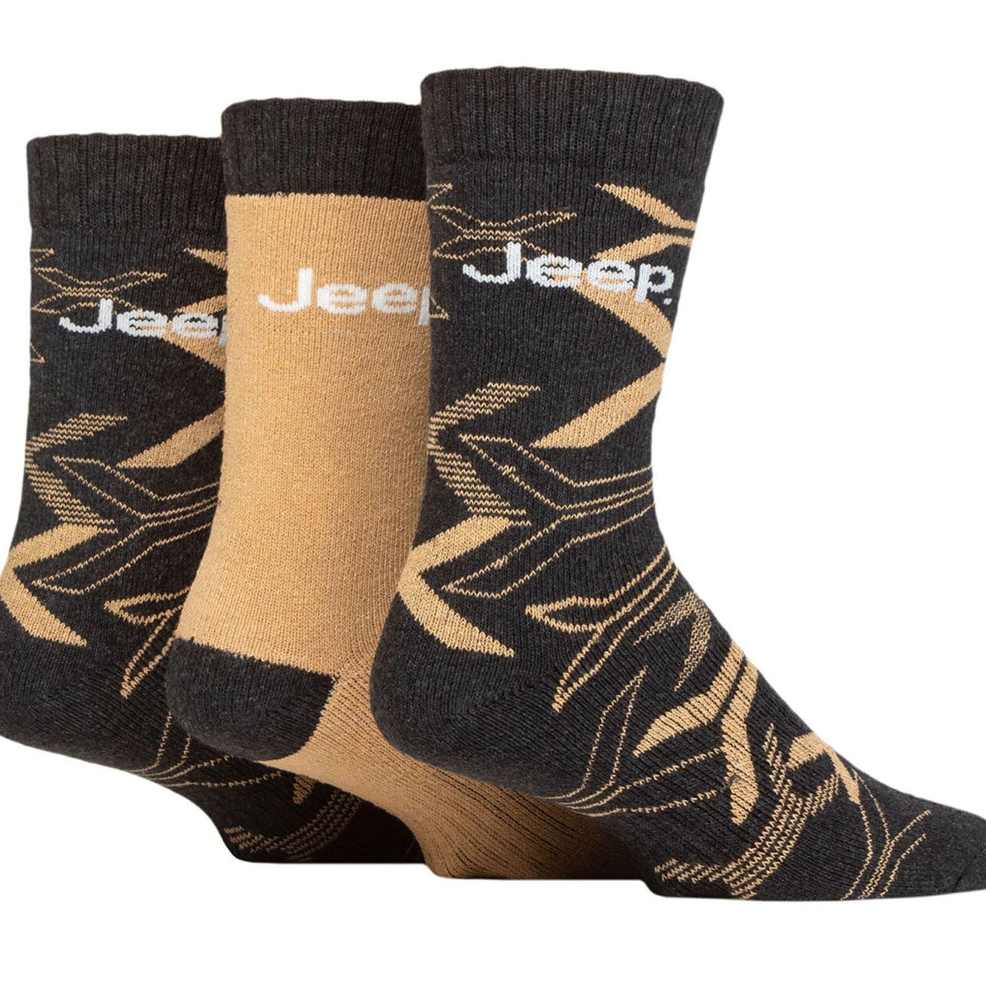 Men's Camo Boot Socks - Cushioned Anti-Blister Camouflage Socks