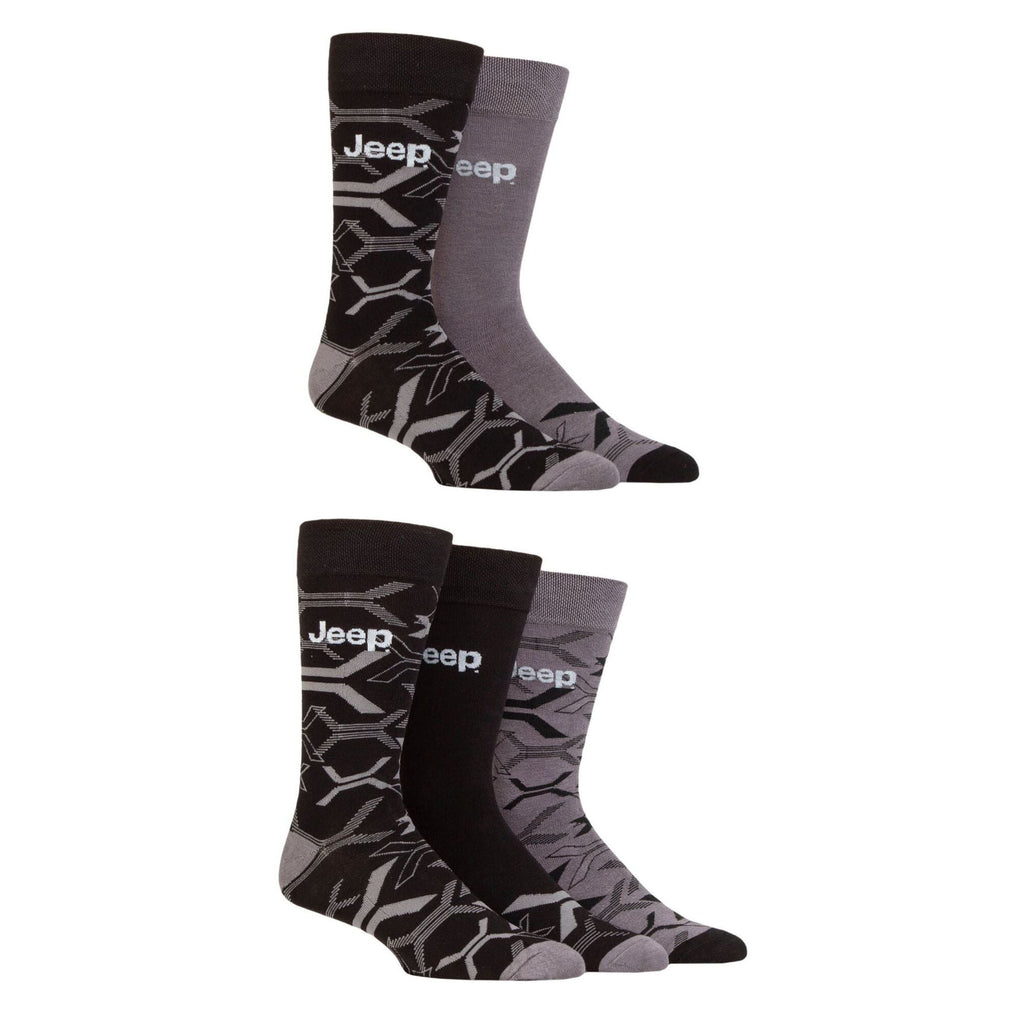 Breathable Men's Bamboo Socks: 5-Pack Everyday Leisure & Dress