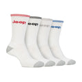 Men's Cushioned Crew Socks - 4 Pack Sport Running Socks