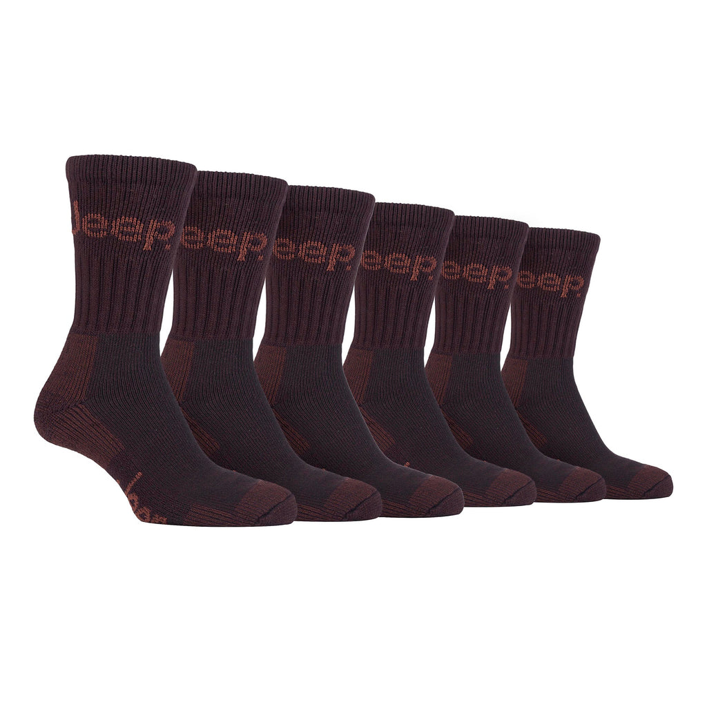 Mens Luxury Cushioned Cotton Hiking Socks (Multipack Options)