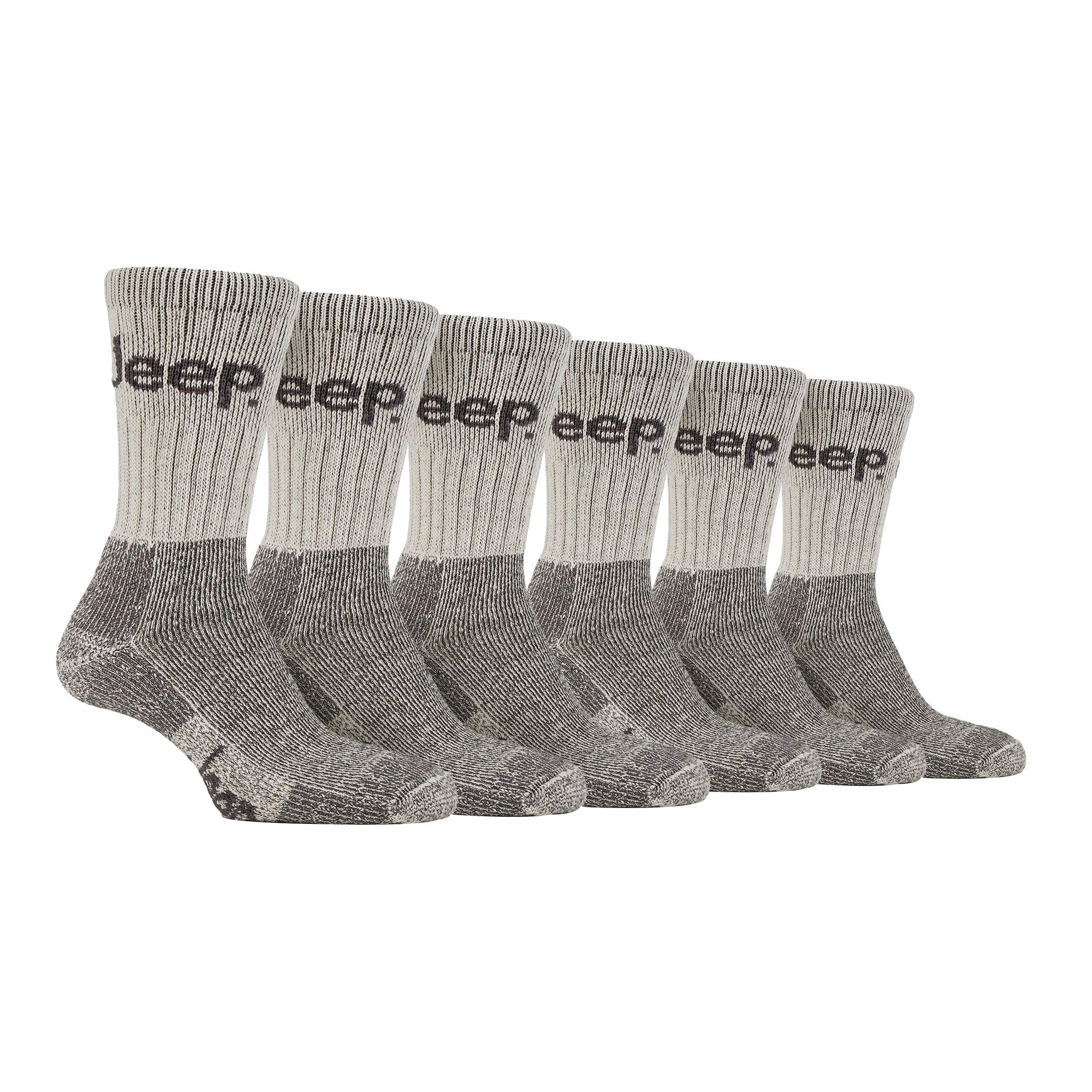 Mens Luxury Cushioned Cotton Hiking Socks (Multipack Options)