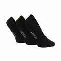 3 Pack Ladies Bamboo Invisible Socks with Silicone Heel Grip
