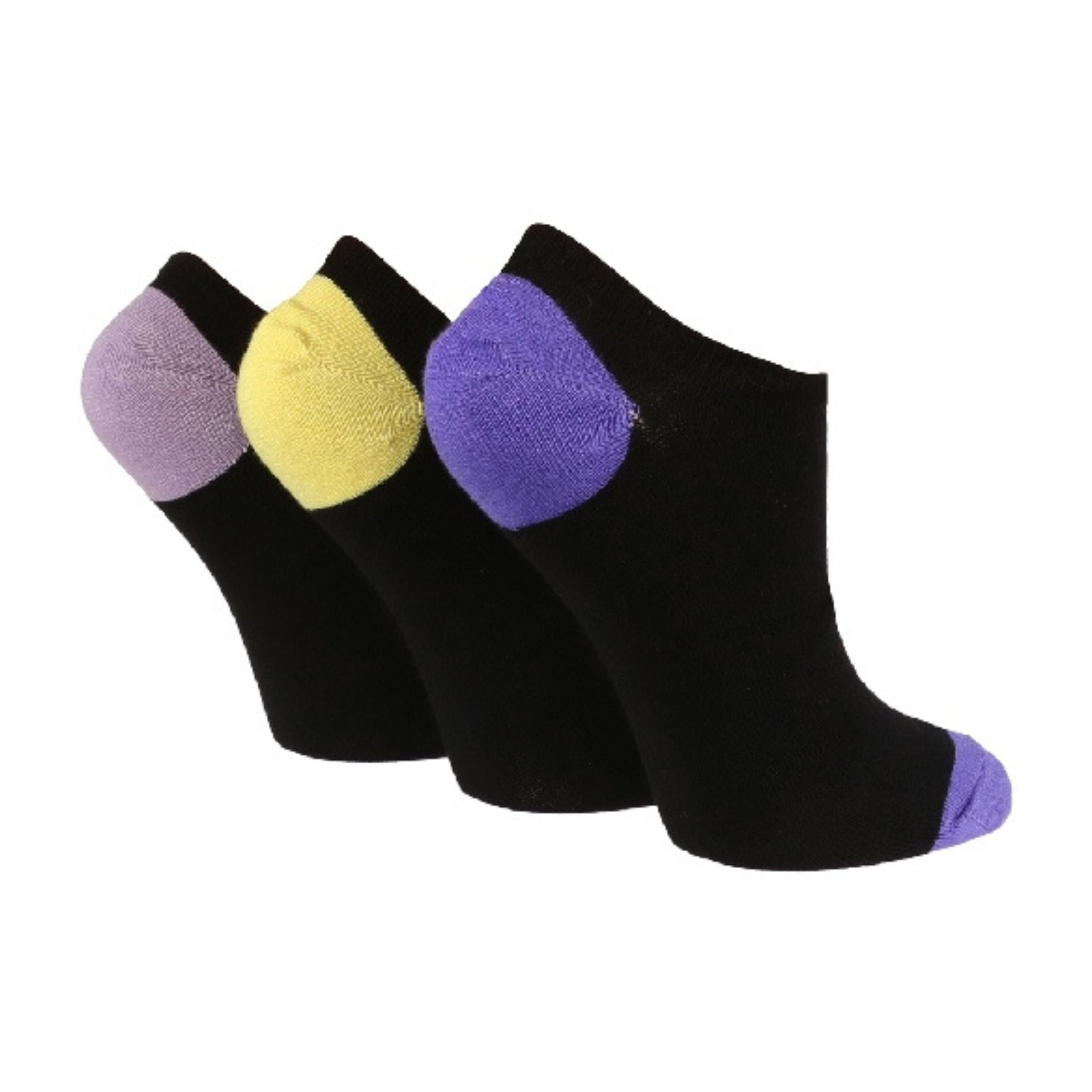 3 Pack Ladies Bamboo Low Cut Trainer Socks