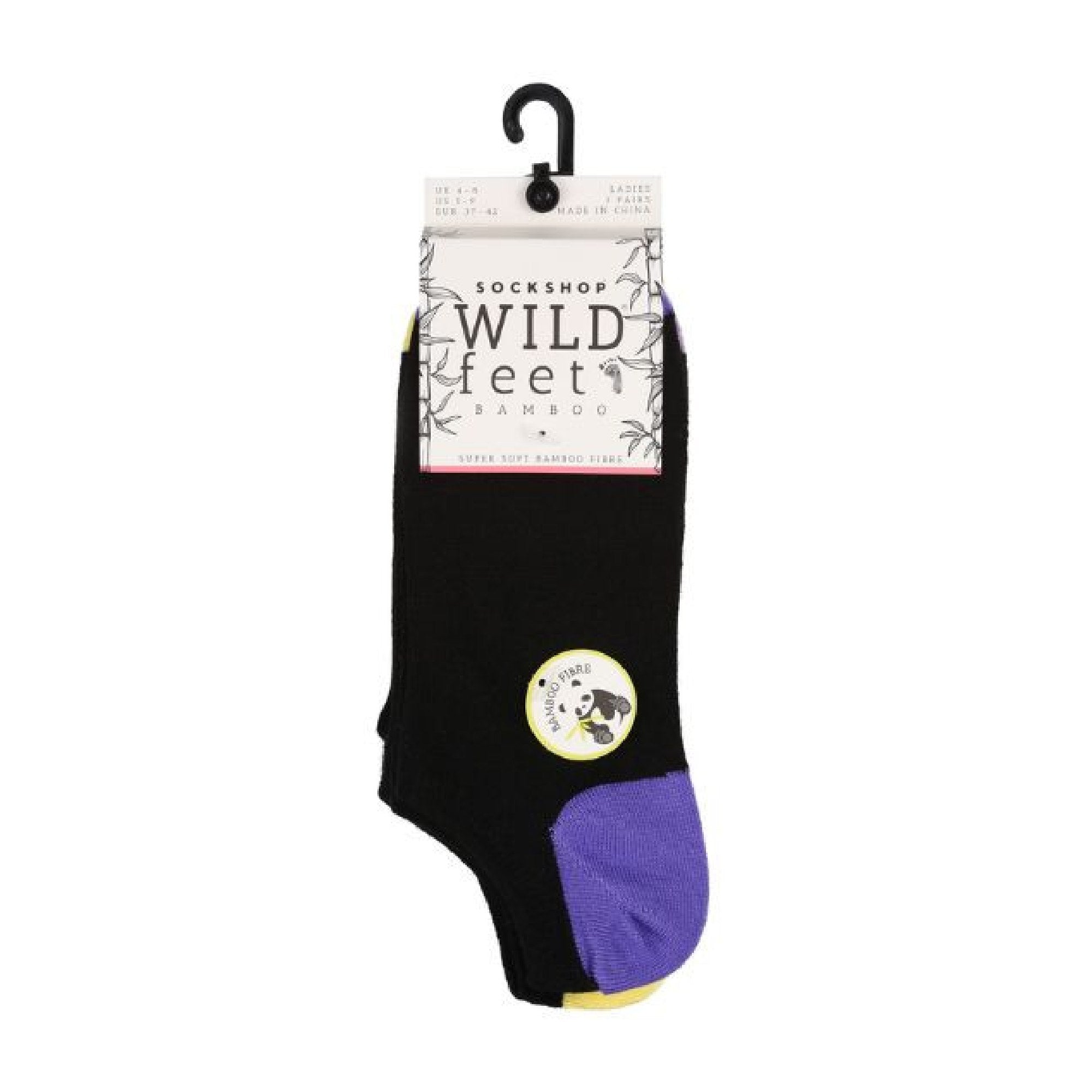 3 Pack Ladies Bamboo Low Cut Trainer Socks