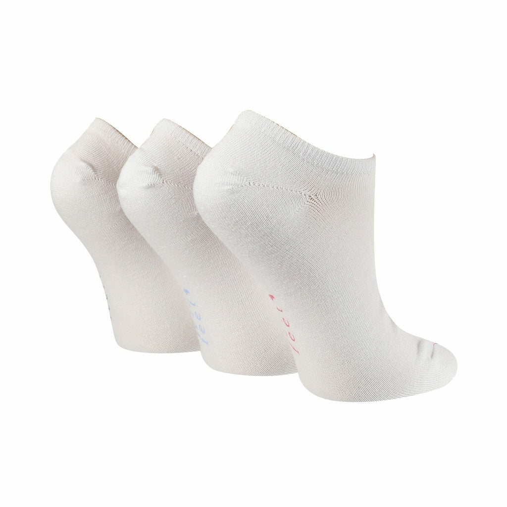 3 Pack Ladies Bamboo Low Cut Trainer Socks