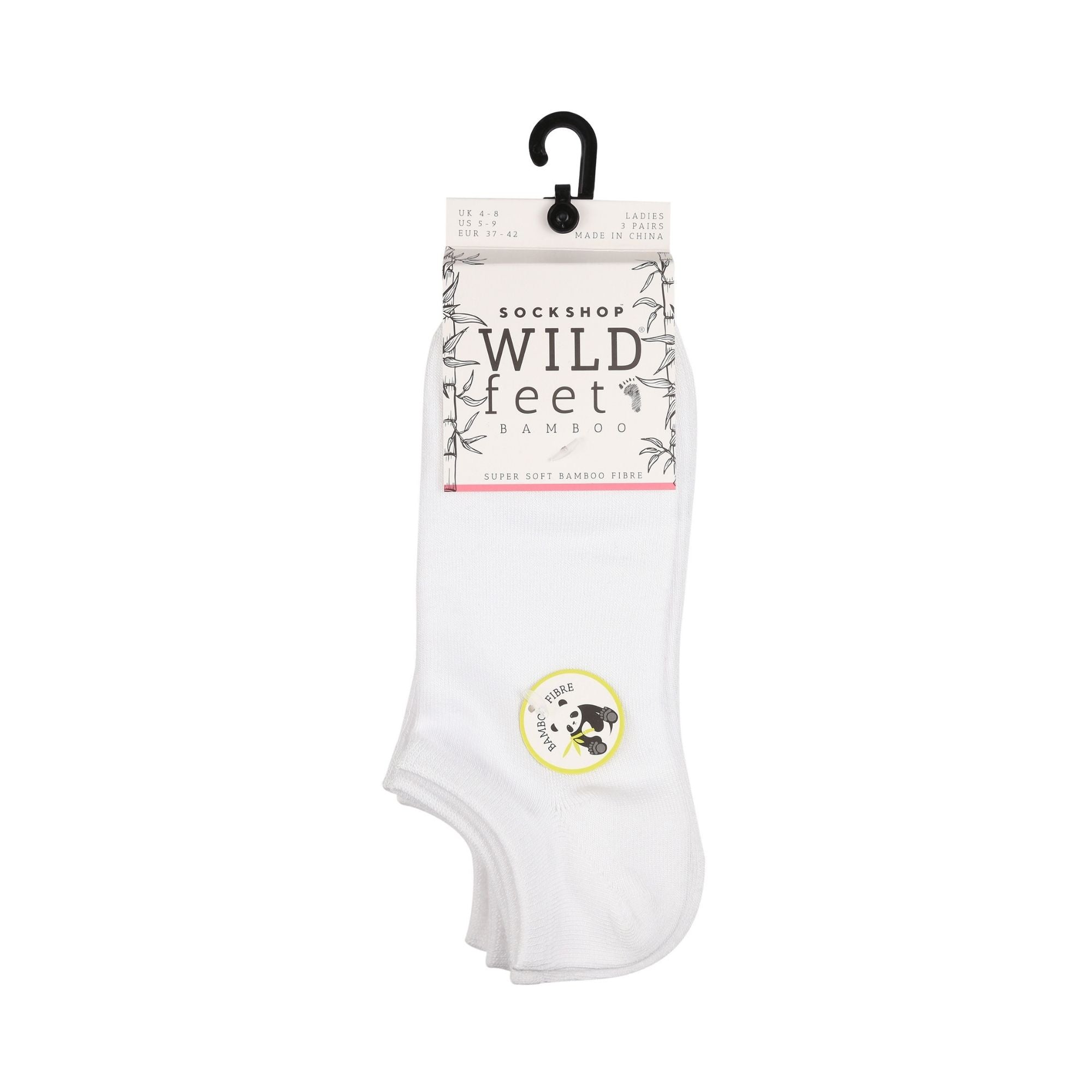 3 Pack Ladies Bamboo Low Cut Trainer Socks