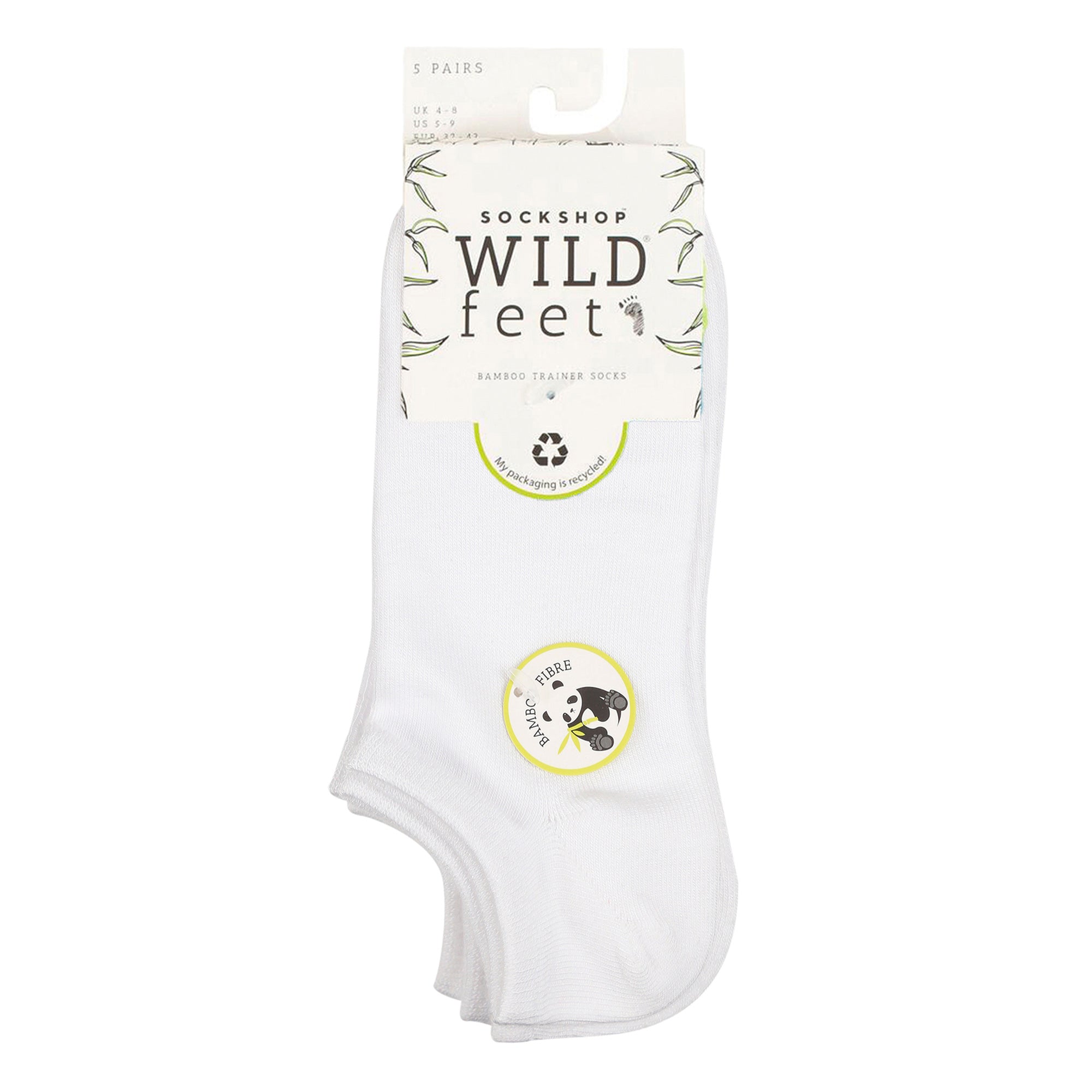 5 Pack Ladies Plain Contrast Liner Socks