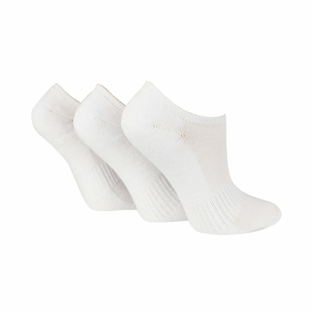 3 Pack Ladies Bamboo Low Cut Trainer Ankle Socks