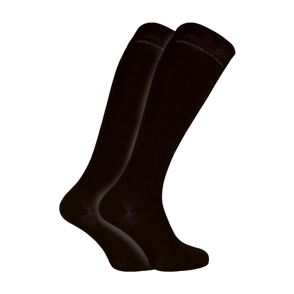 2 Pack Ladies Extra Long Patterned Knee High Bamboo Socks