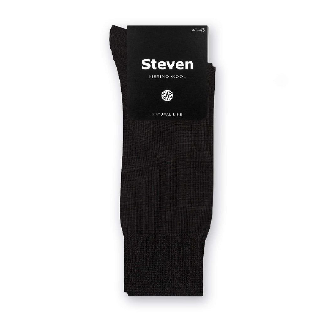 Mens Warm Soft Merino Wool Ribbed Dress Socks