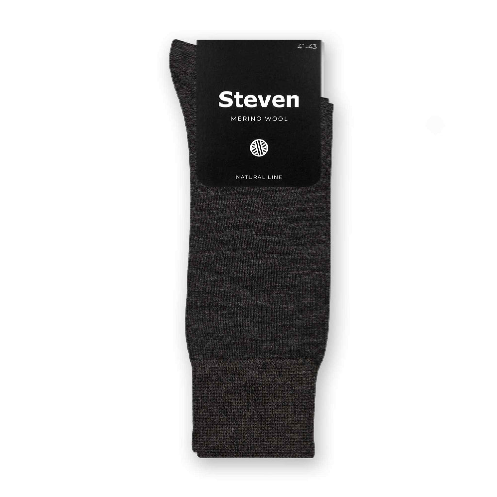 Mens Warm Soft Merino Wool Ribbed Dress Socks