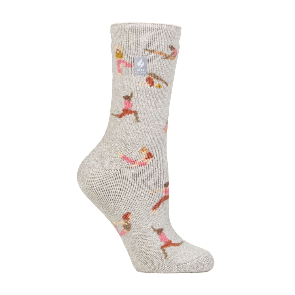 Ladies Hobby Activity Patterned Lightweight Thermal Lite Socks