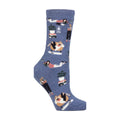 Ladies Hobby Activity Patterned Lightweight Thermal Lite Socks