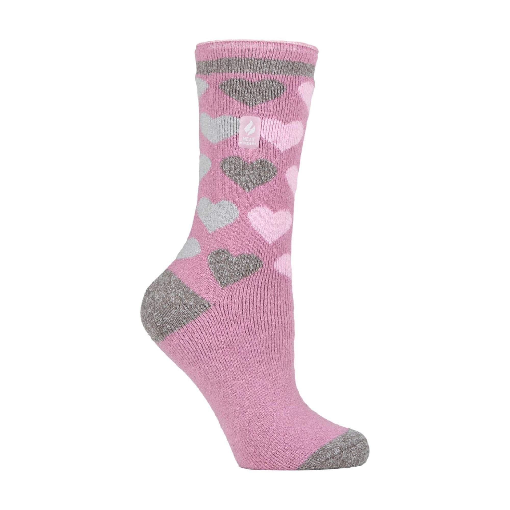 Ladies Thin Lightweight Patterned Casual Winter Warm Thermal Socks