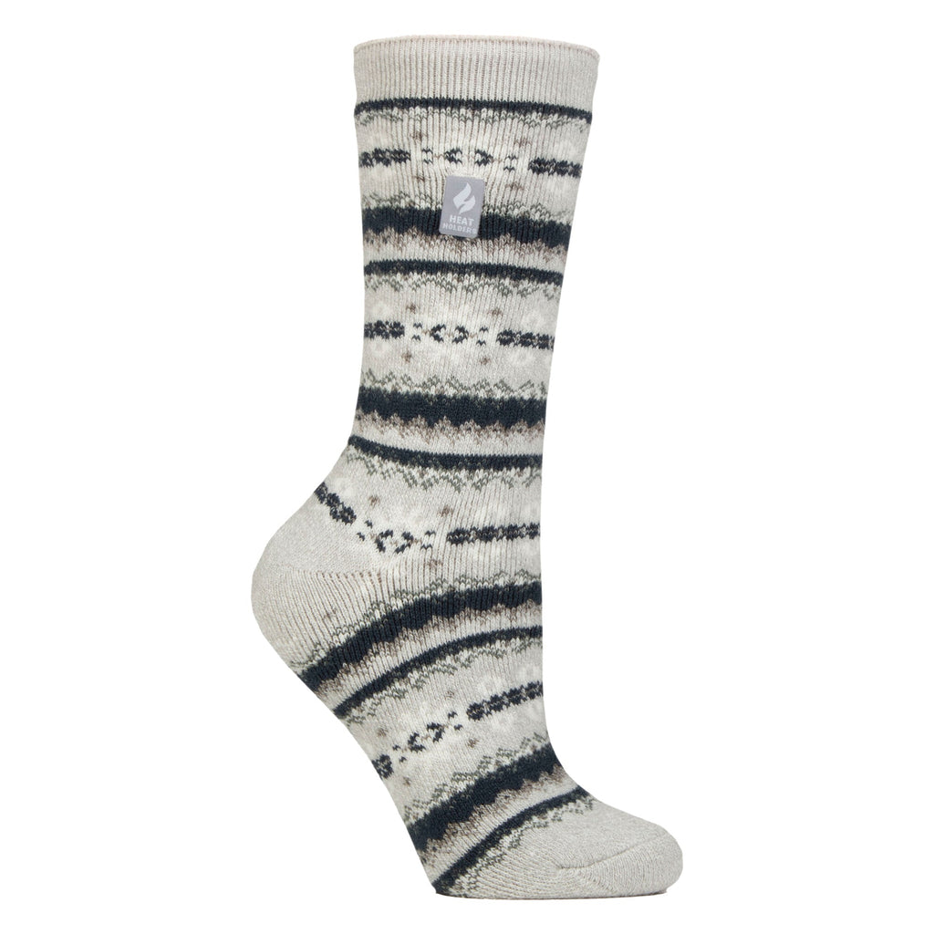 Ladies Thermal Lite Patterned Socks for Winter