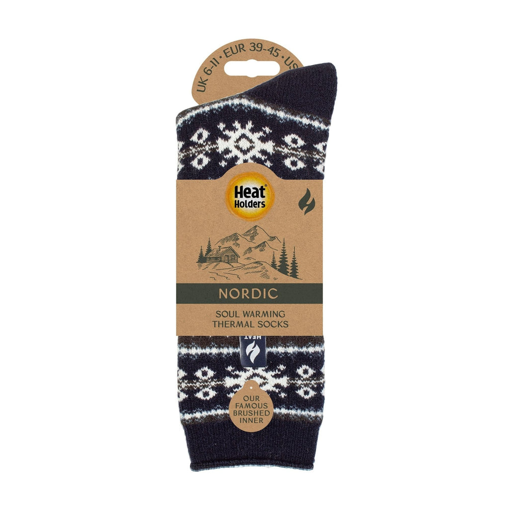 Extra Warm Nordic Thermal Socks for Men | Breathable Lite Winter Socks