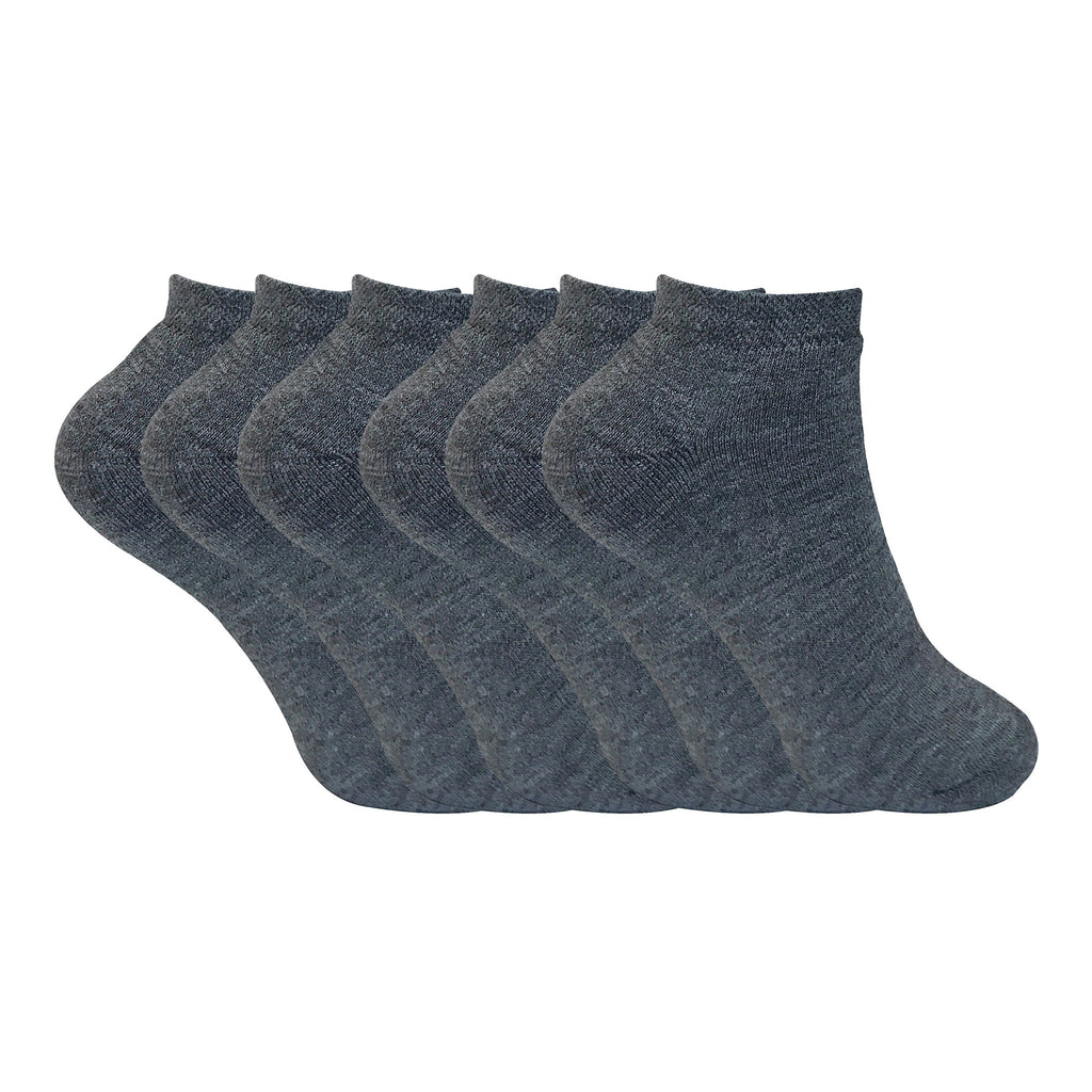 Ladies Cushioned Low Cut Ankle Thermal Trainer Socks (Multipack Options)