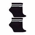 12 Pack Ladies Ankle Cotton Striped Socks