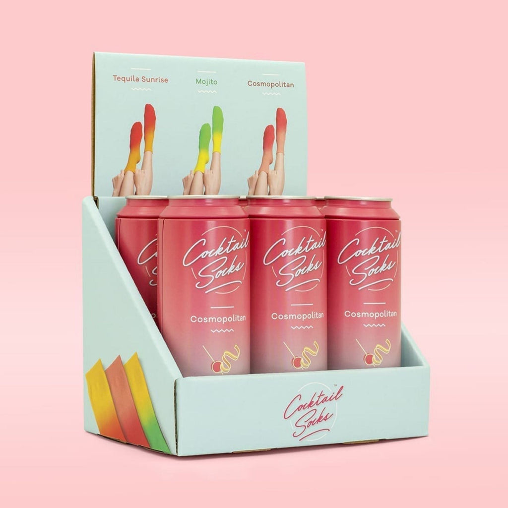 1 Pack Unisex Fancy Cocktail Socks in a Can