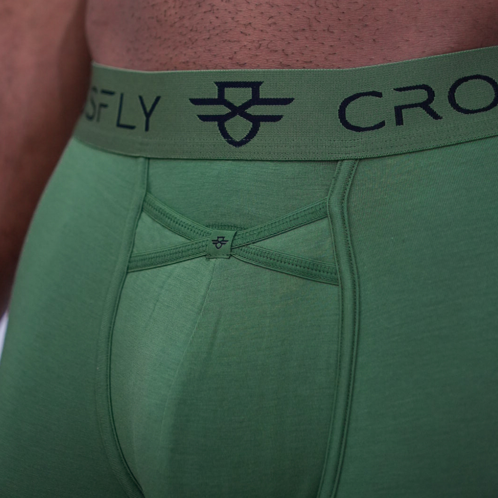 Lux Men's 7" Boxers - Olive/Black