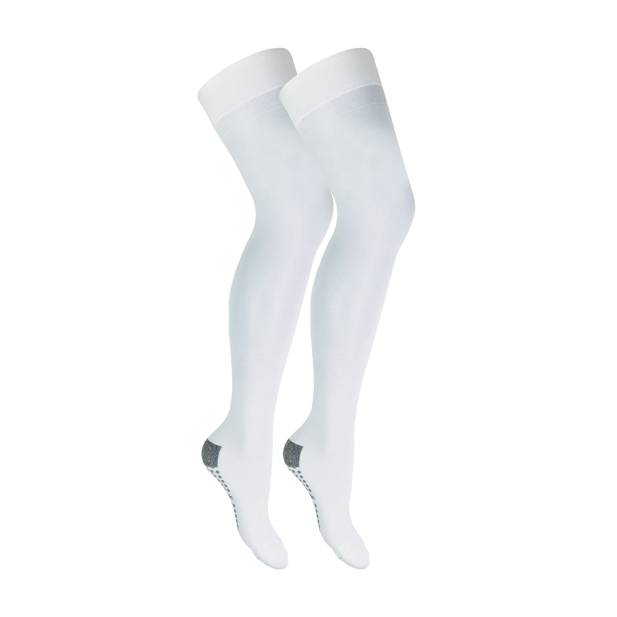 2 Pair Non Slip Thigh High Anti-Embolism Compression Stockings