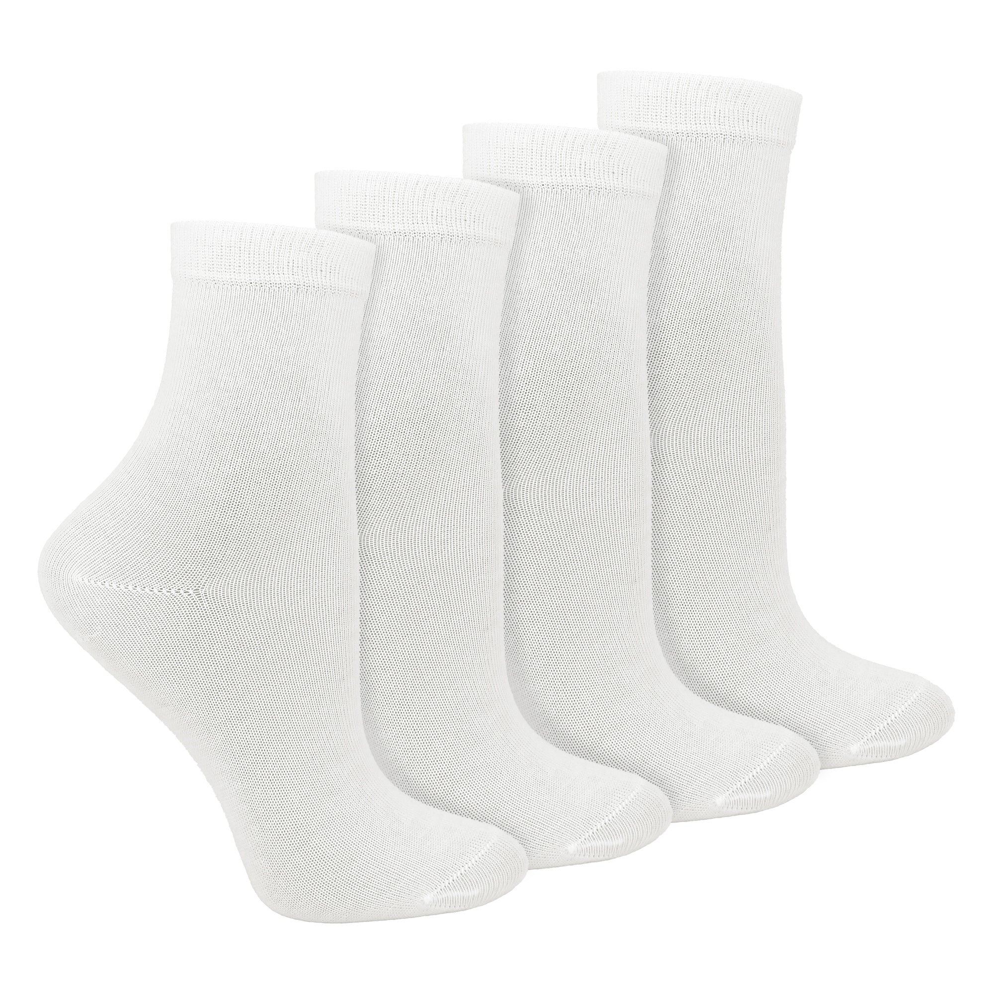 4 Pairs Childrens Organic Cotton Seamless Sensory Socks