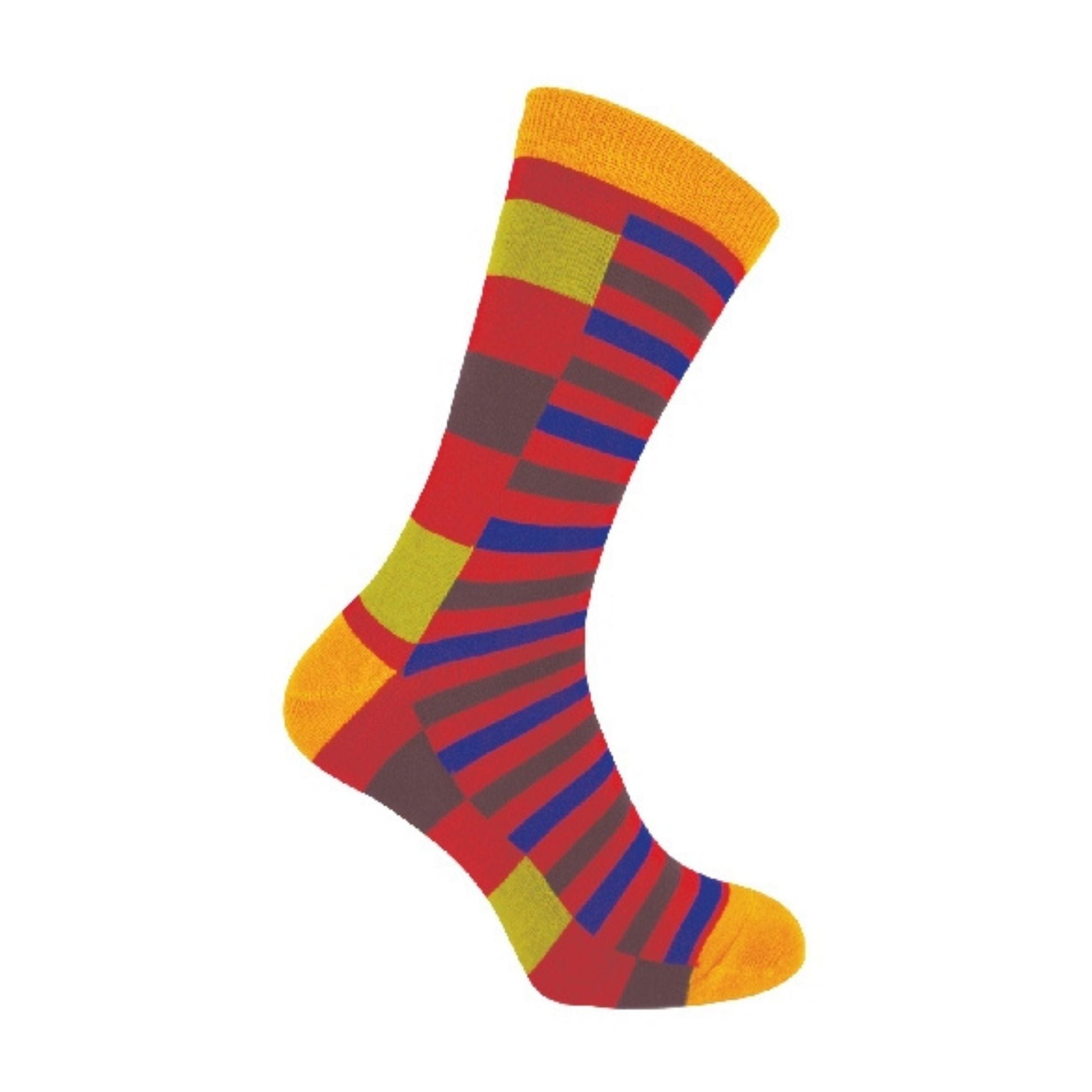 1 Pack Mens Novelty Patterned Bamboo Socks