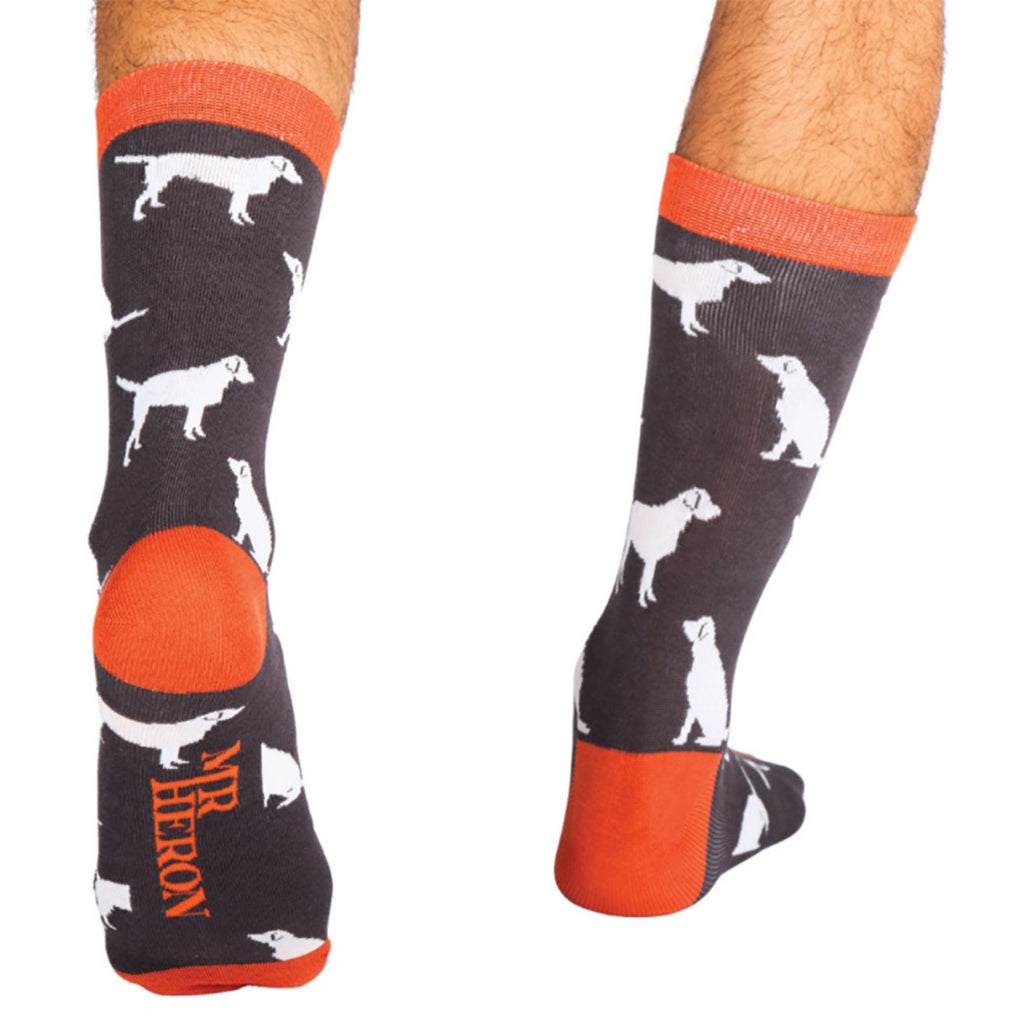 1 Pack Mens Novelty Red Jack Russell Bamboo Socks