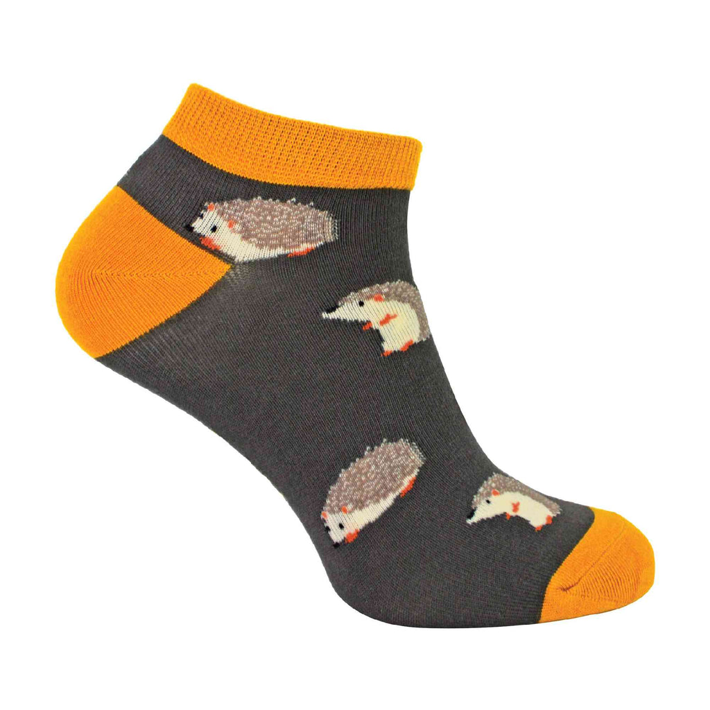 1 Pack Mens Animal Themed Bamboo Trainer Socks