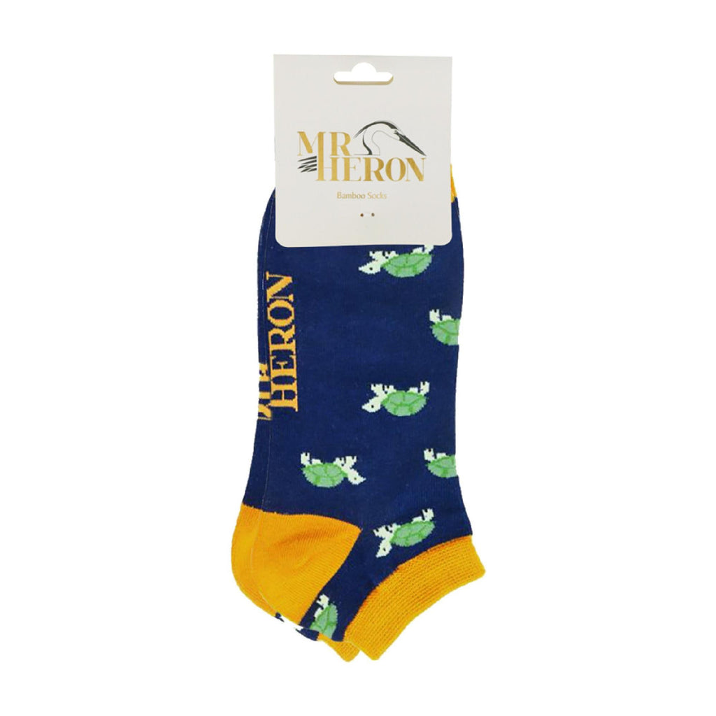 1 Pack Mens Animal Themed Bamboo Trainer Socks