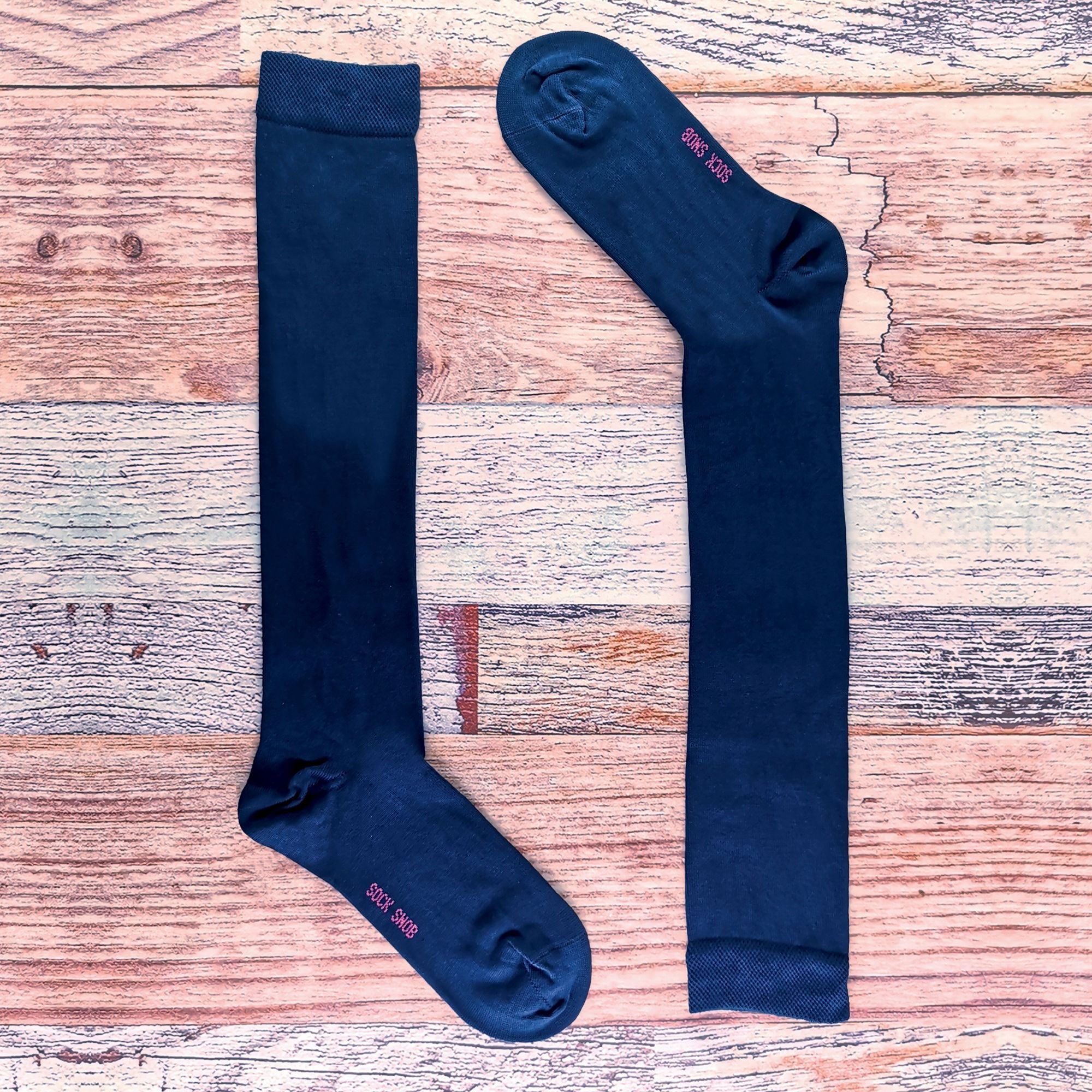 2 Pack Mens Extra Long Knee High Breathable Bamboo Socks