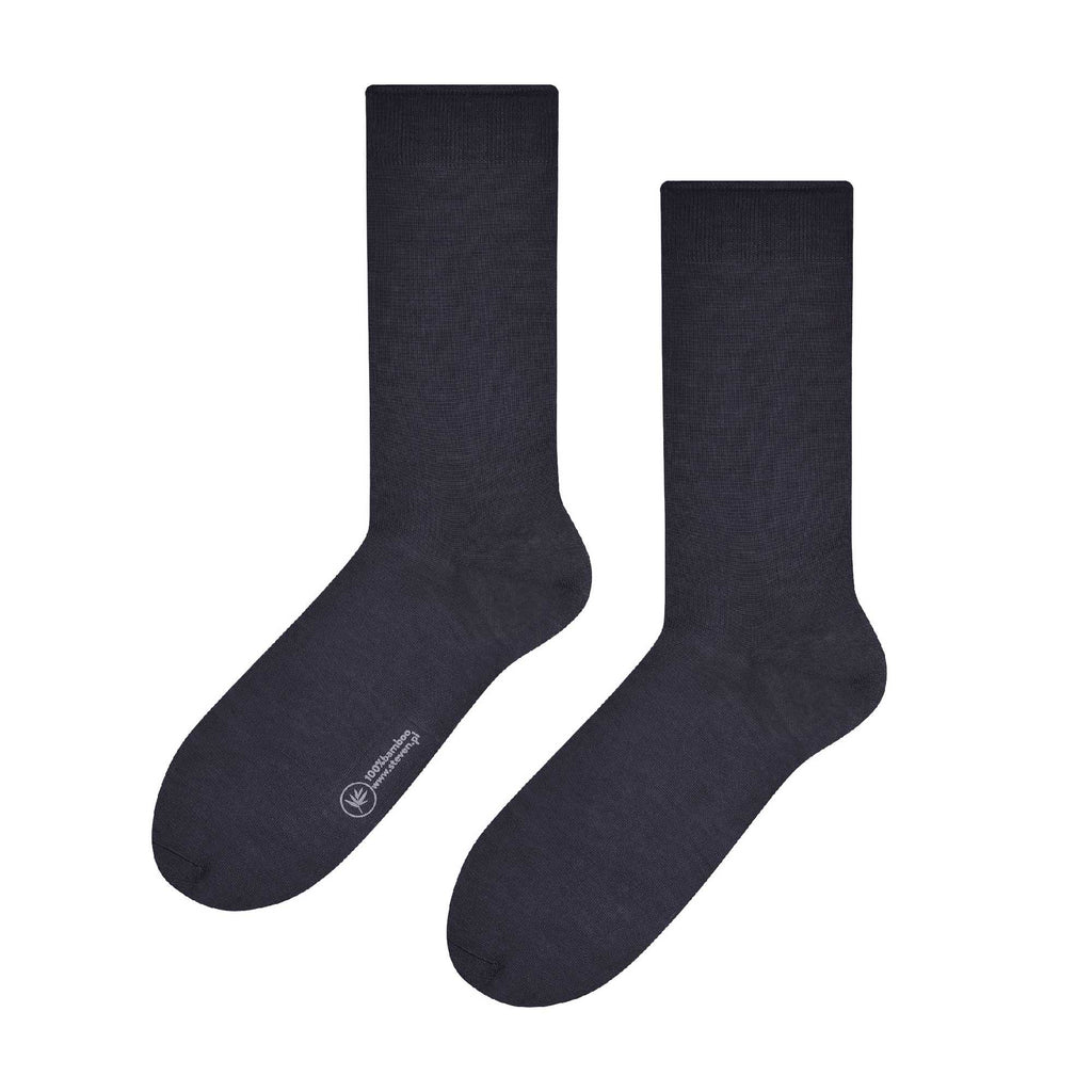3 Pack Mens Plain 100% Bamboo Socks (2 Sizes)