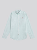 Mens Oxford Stripe  Shirt Ice Green