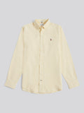 Mens Peached Oxford Shirt French Vanilla