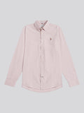 Mens Peached Oxford Shirt Sepia Rose