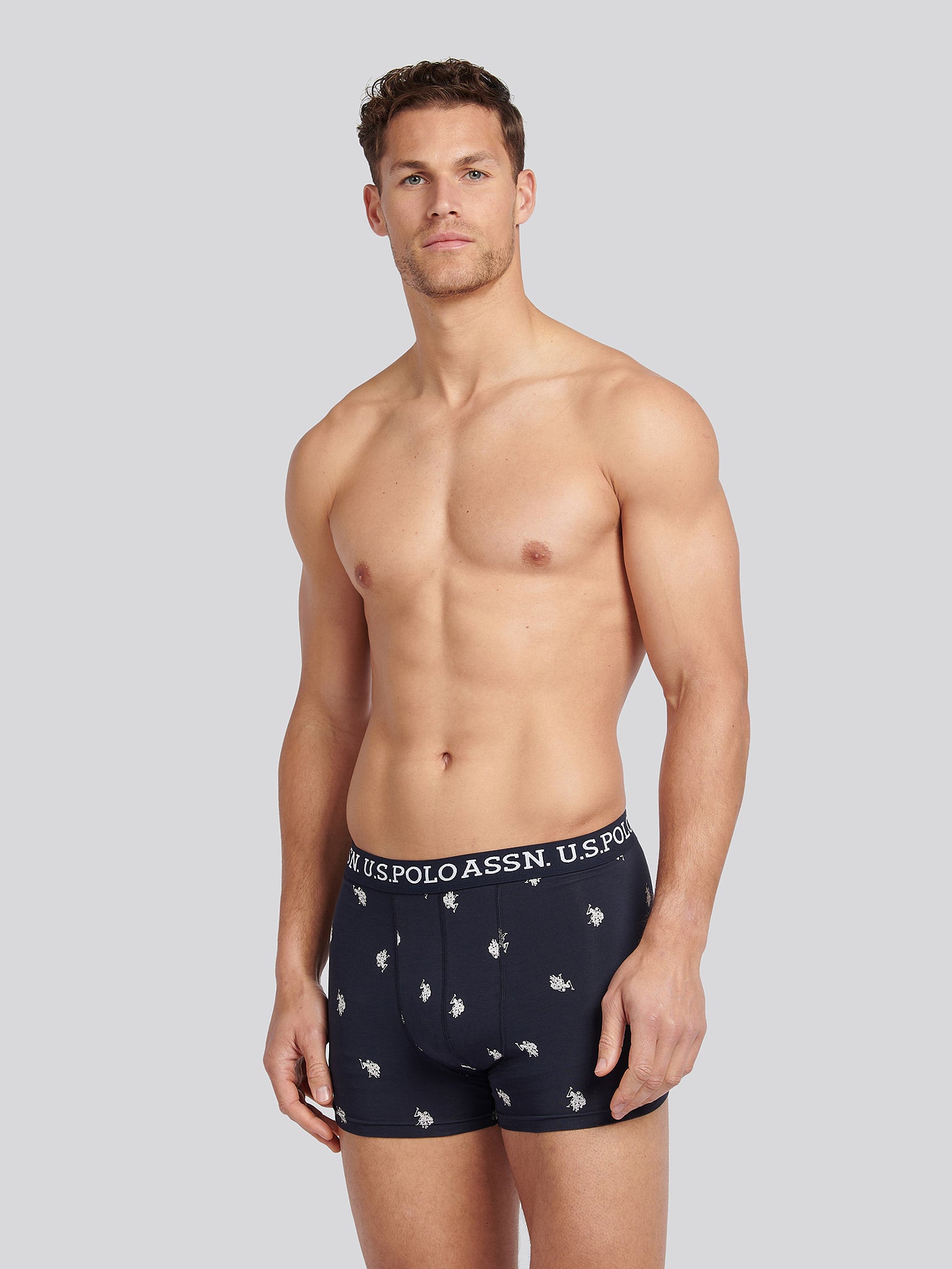 Mens 3 Pack USPA Trunk Dark Sapphire Navy