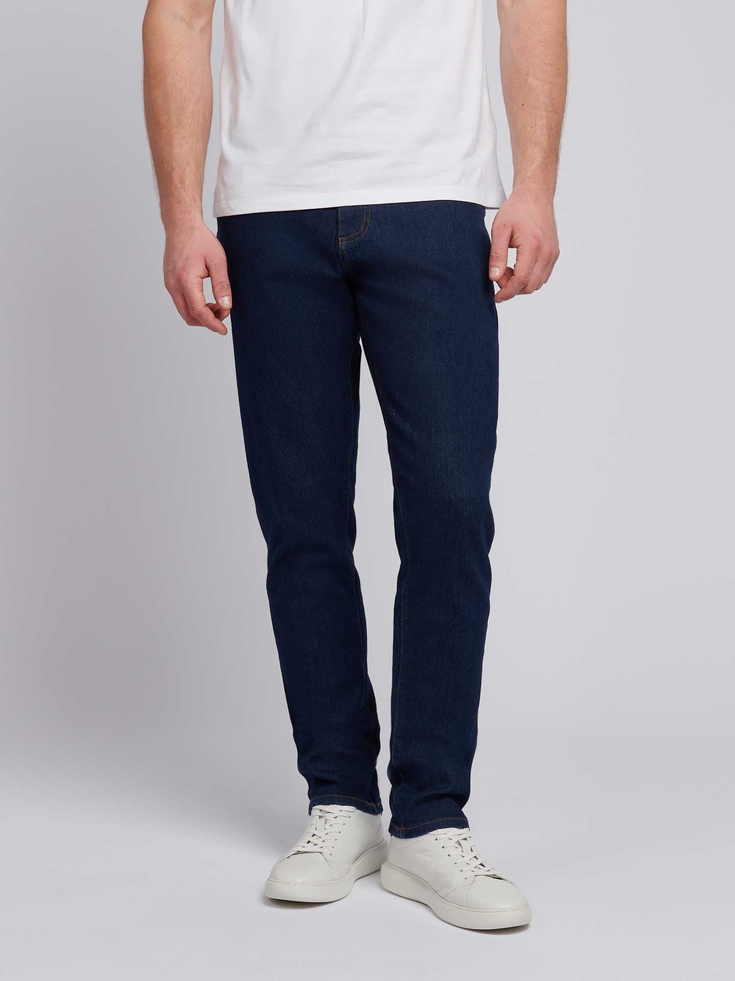 Mens Classic Fit Jean Rinse Wash