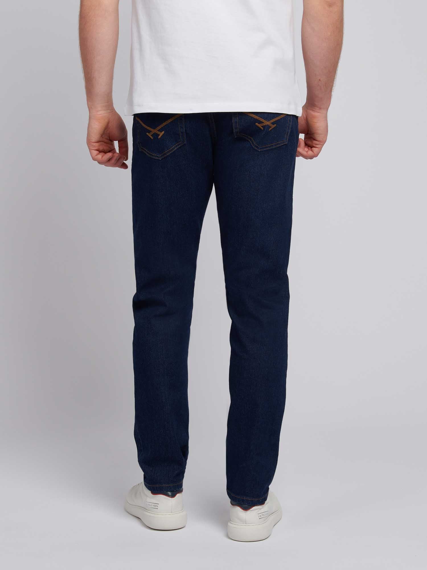 Mens Classic Fit Jean Rinse Wash
