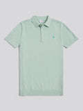 Mens Combed Cotton Polo Shirt Aqua Foam