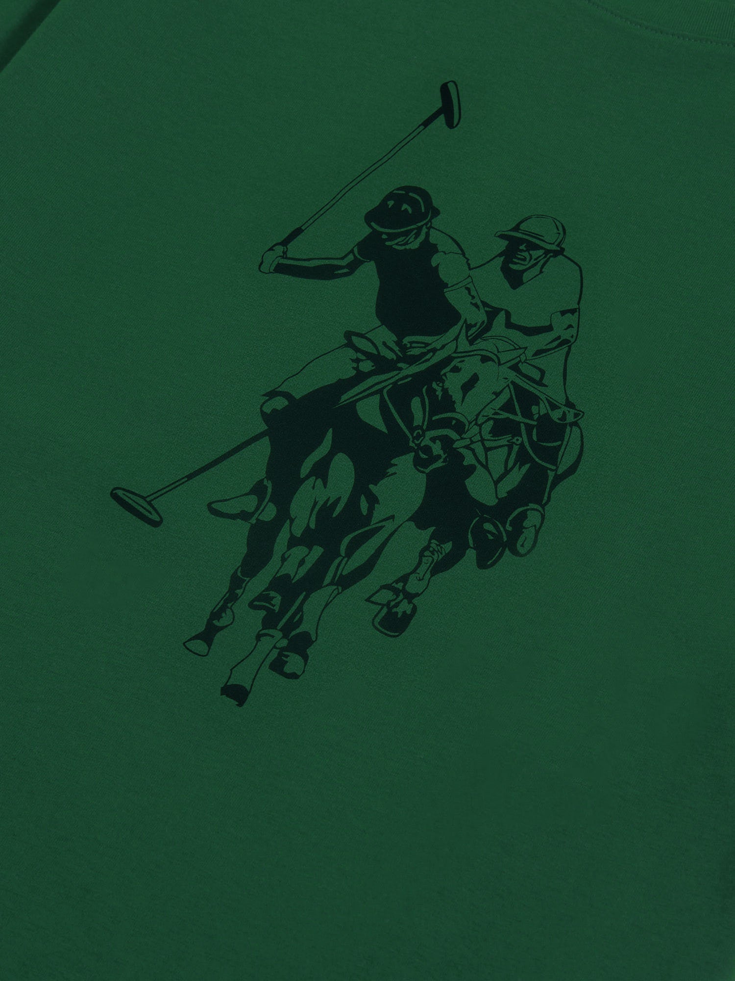 Mens Double Horsemen Graphic T-Shirt Sodalite Blue