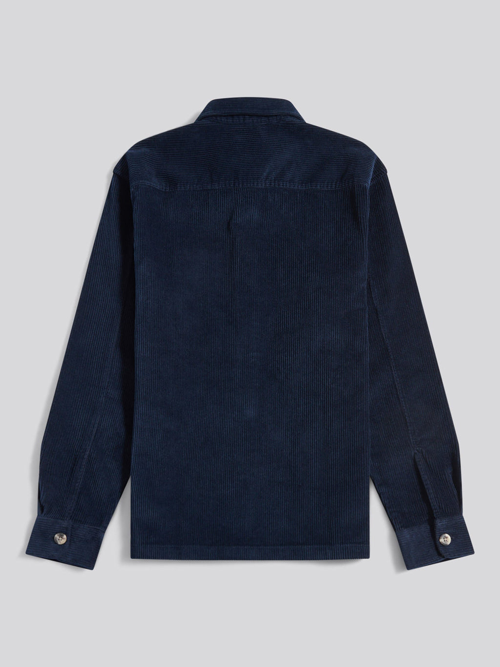 U.S. Polo Assn. Mens Textured Cord Overshirt Dark Sapphire Navy