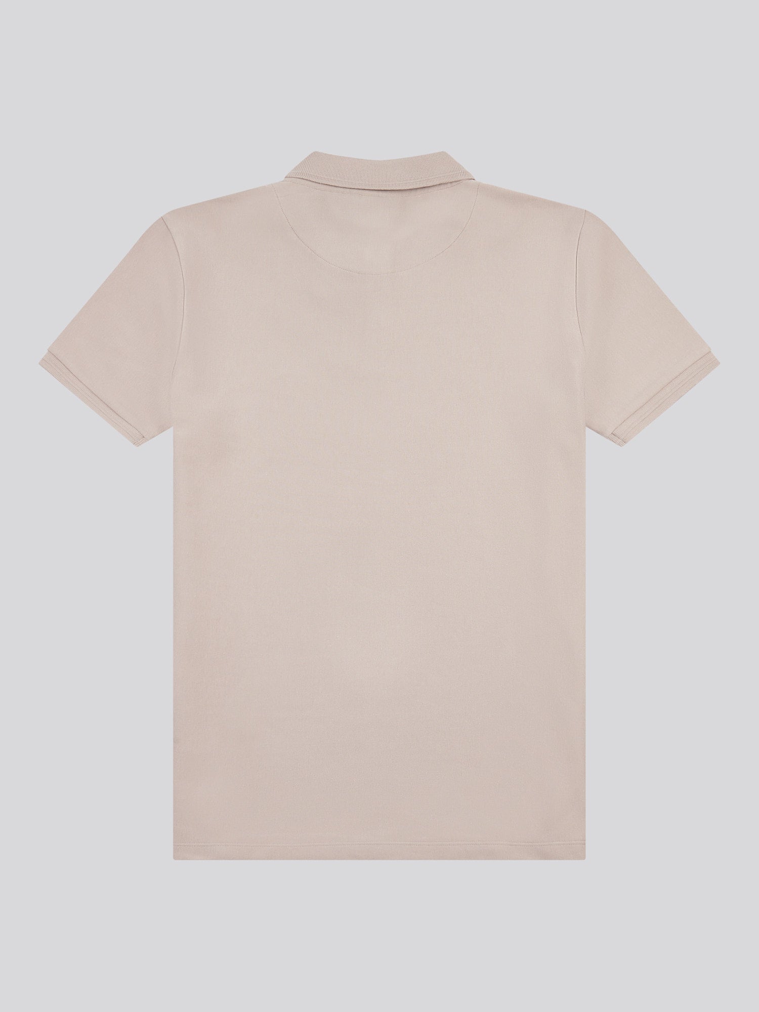 Mens Vertical Stripe Polo Shirt in Atmosphere