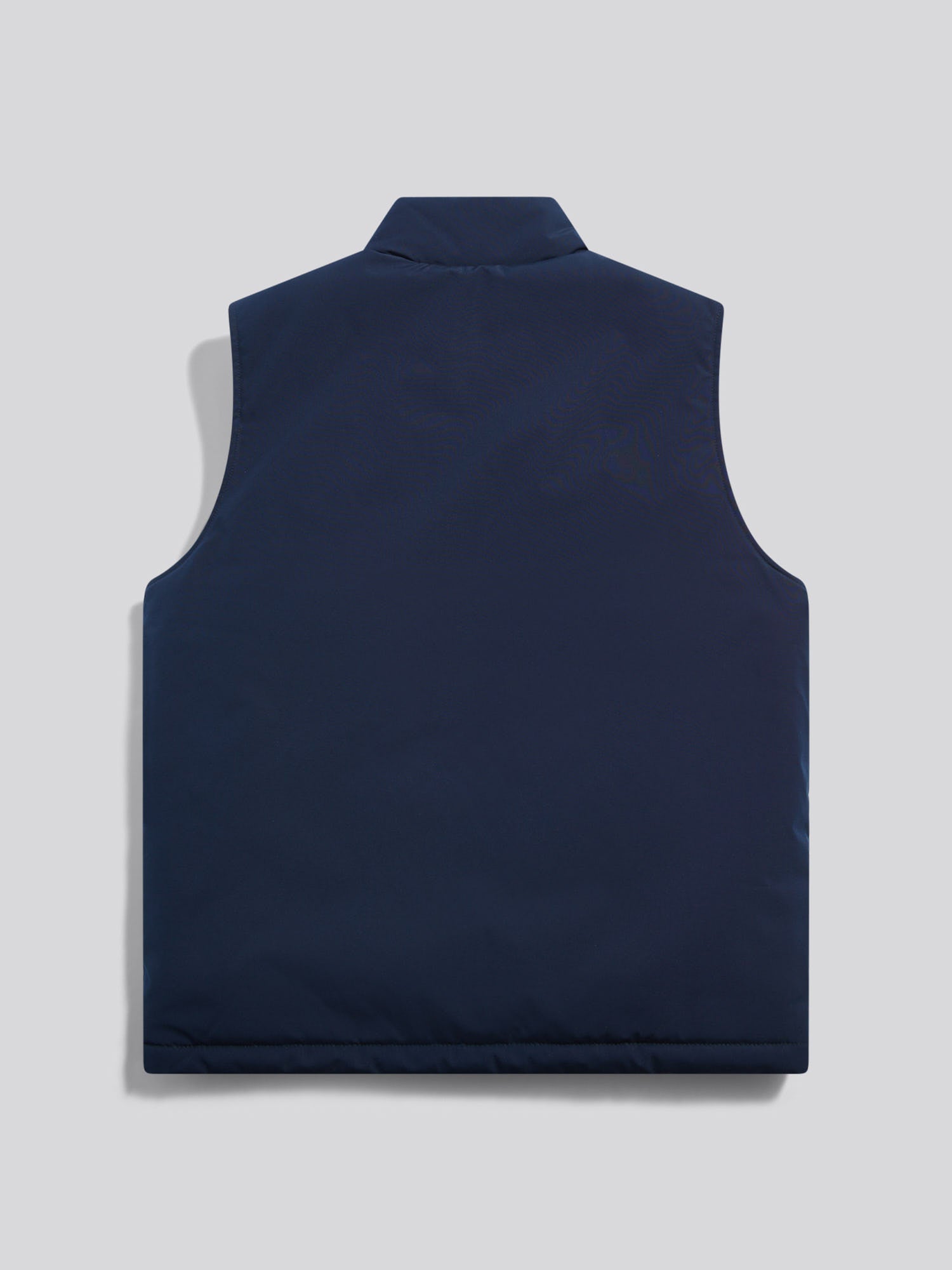 Mens Jersey Lined Quilted Gilet Dark Sapphire Navy / Moonlight Blue DHM