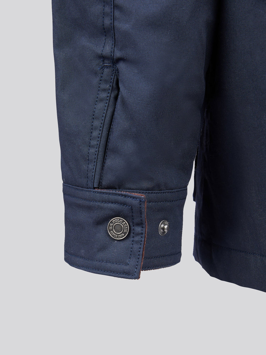 Mens Canvas Country Collared Jacket in Dark Sapphire Navy